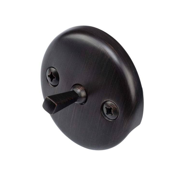 Artiwell Trip Lever Tub Trim Kit Set With Trip Lever Overflow Face Plate, Trip Lever Bathtub Drain with Strainer, Overflow and Matching Screws (OIL RUBBED BRONZE) - Image 4